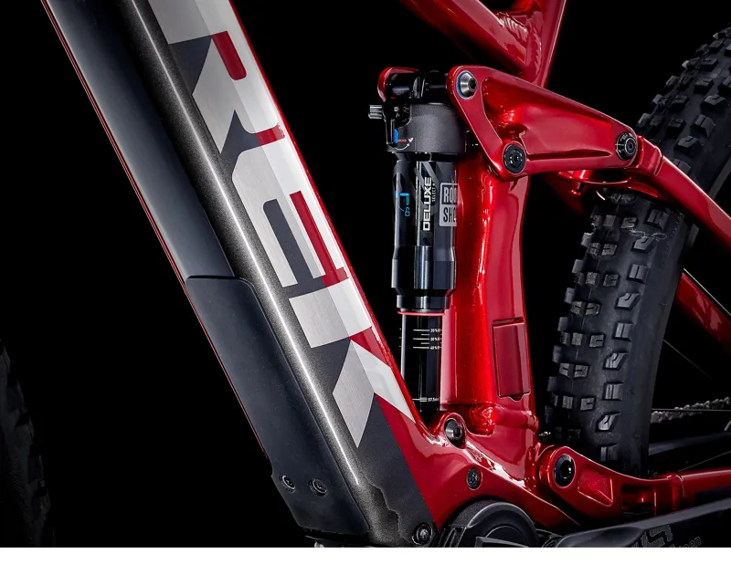 2022 Trek Rail 5 Deore 625w eMountain Bike in Crimson/Lithium Grey-4